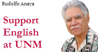Support English at UNM: Rudolfo Anaya