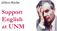 Support English at UNM: Aldous Huxley