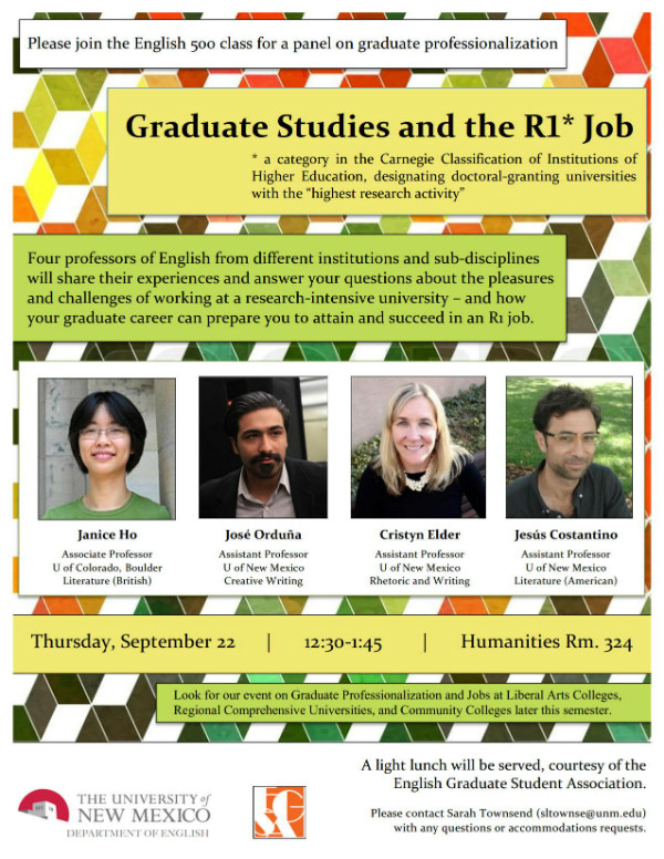 Graduate Studies and the R1 Job